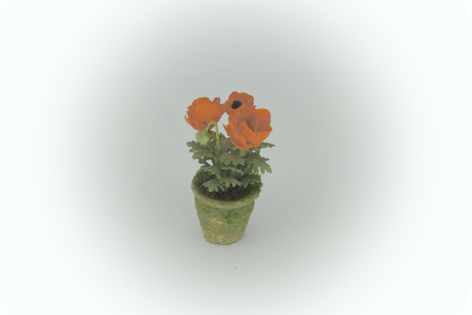 12th Scale Dollshouse Orange Poppies (image for) 12th Scale Dollshouse Orange Poppies